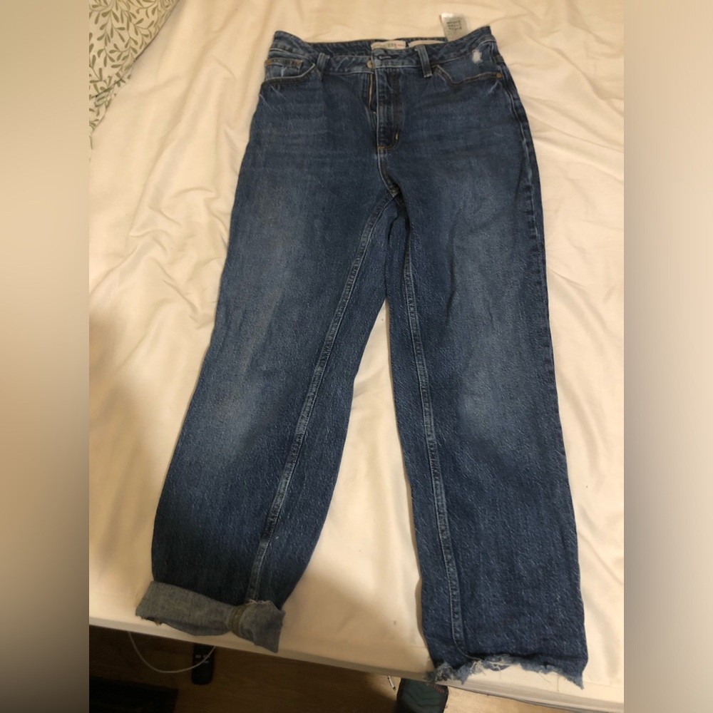 Guess Women's Cropped Blue Jeans